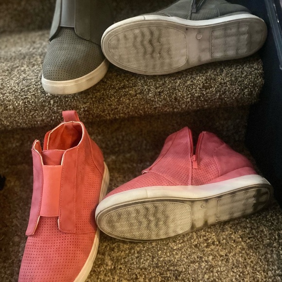 Two for the price of one! Gently used wedge booties. - Picture 2 of 2